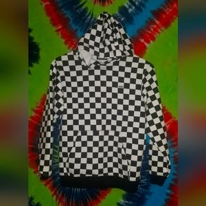 NWOT Vans Checkered Pullover Hoodie Sz S